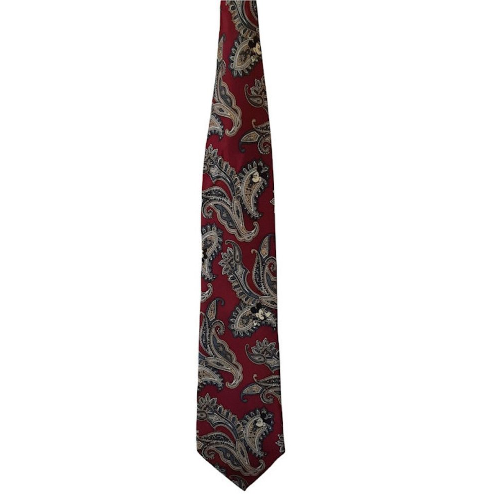 Balancine Disney Mickey Mouse Paisley Silk Tie